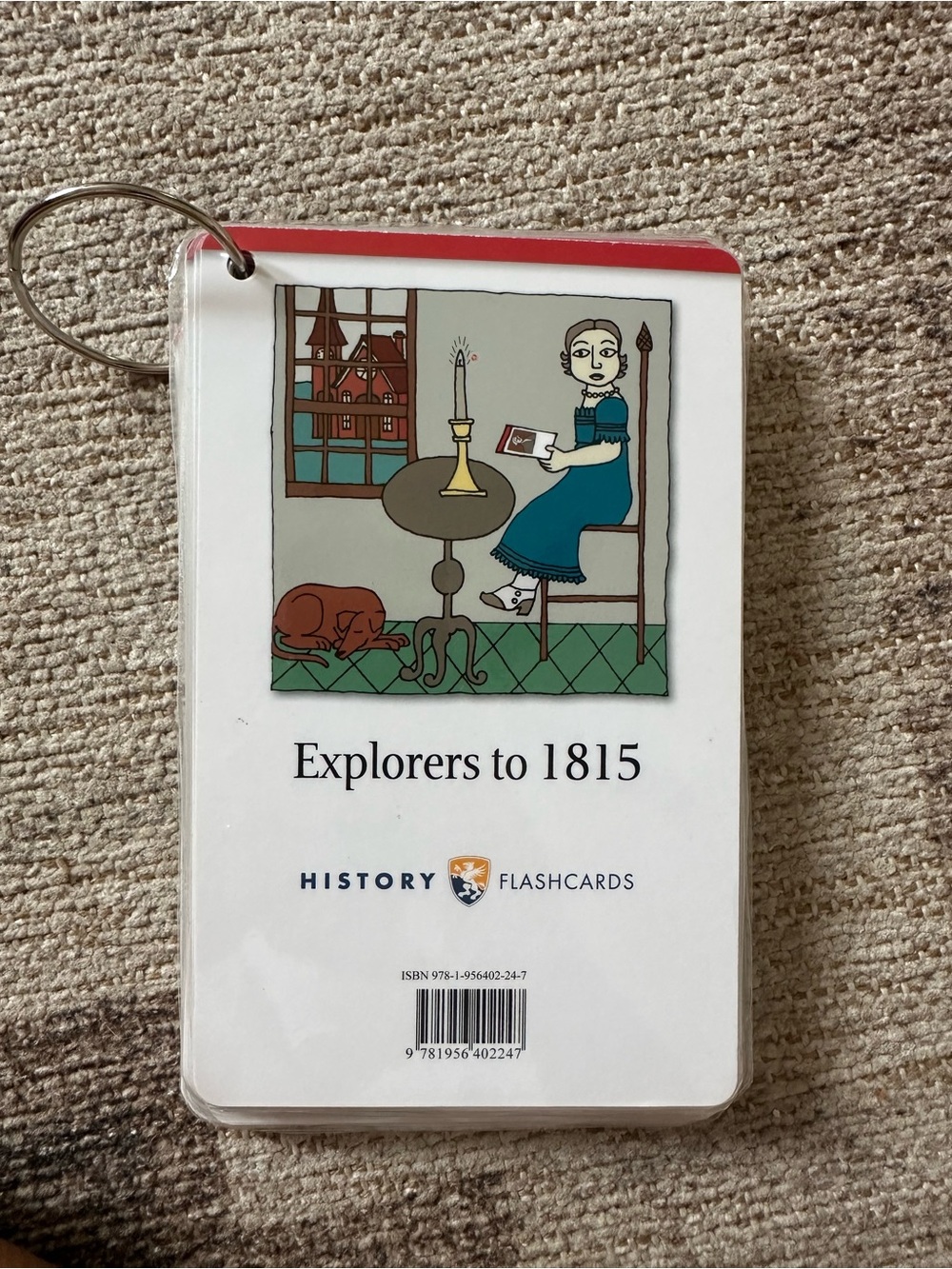 Veritas Flashcards — laminated timeline memorization cards
